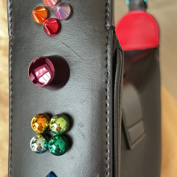 Christian louboutin Carasky hobo courones black leather bag $1890 - Picture 9 of 14